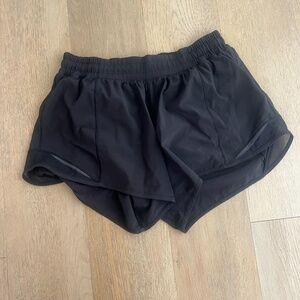 Lululemon Black Hotty Hot Shorts